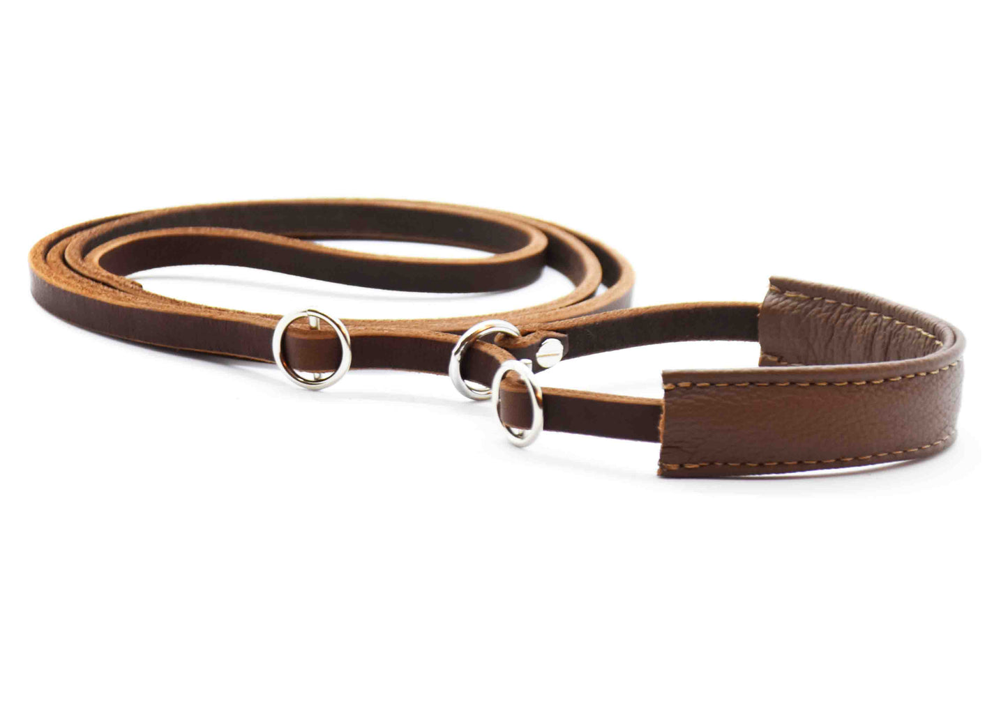 Showleine mit Kehlkopfschutz • Ausstellungsleine für Hundeshows