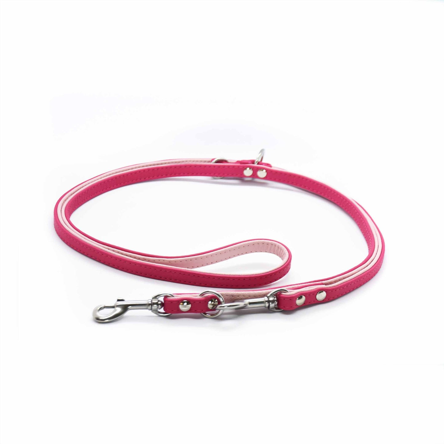 Windhund Accessoire Set mit zweifarbiger Lederleine und handgefertigtem Halsband – hochwertig & individuell