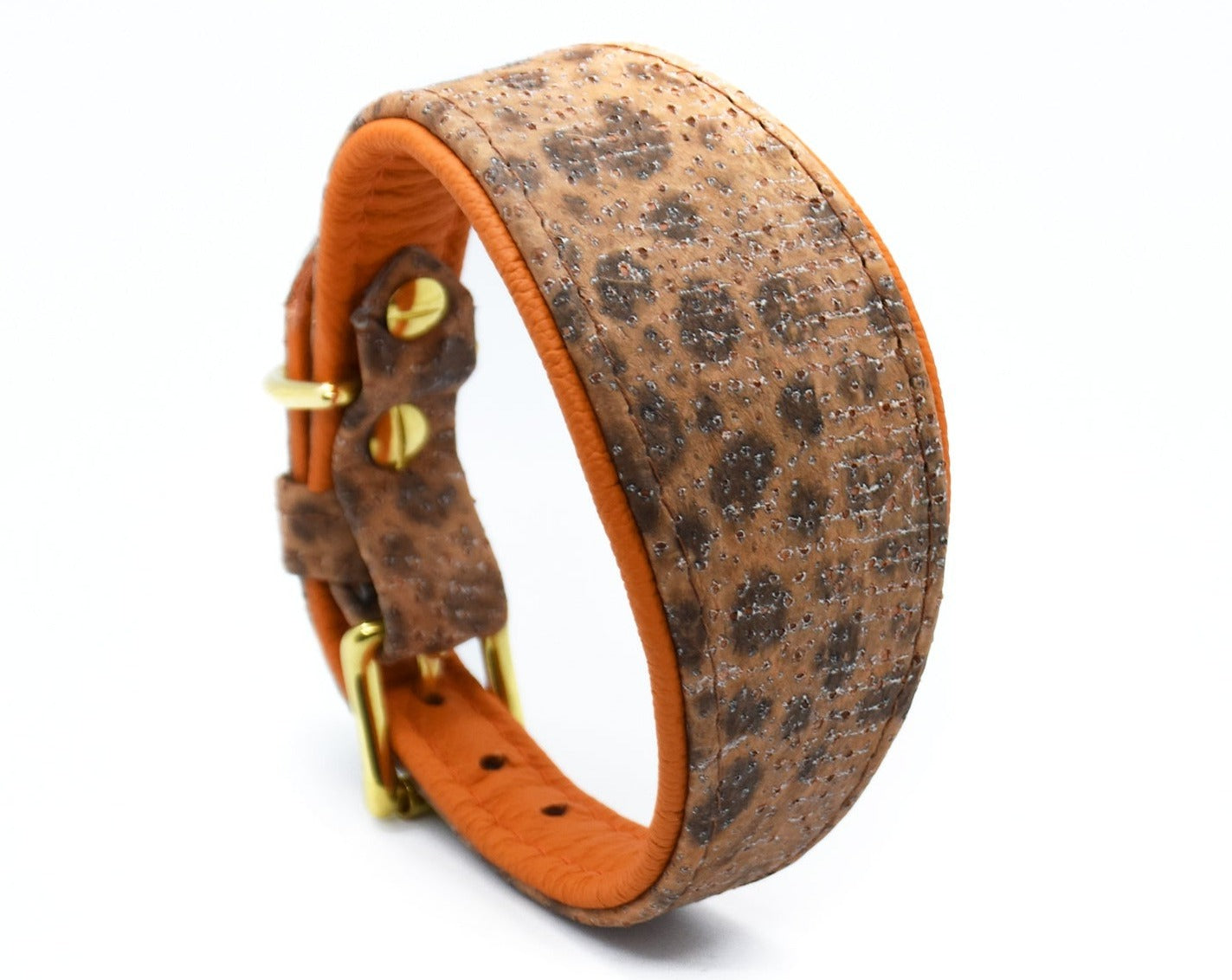 STEINBEIßER Halsband・Einzigartiges Fischleder-Halsband für Windhunde