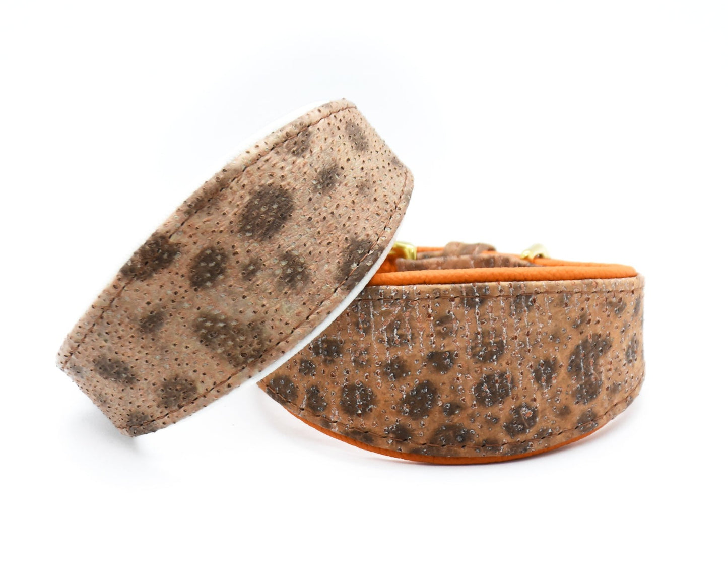 STEINBEIßER Halsband・Einzigartiges Fischleder-Halsband für Windhunde