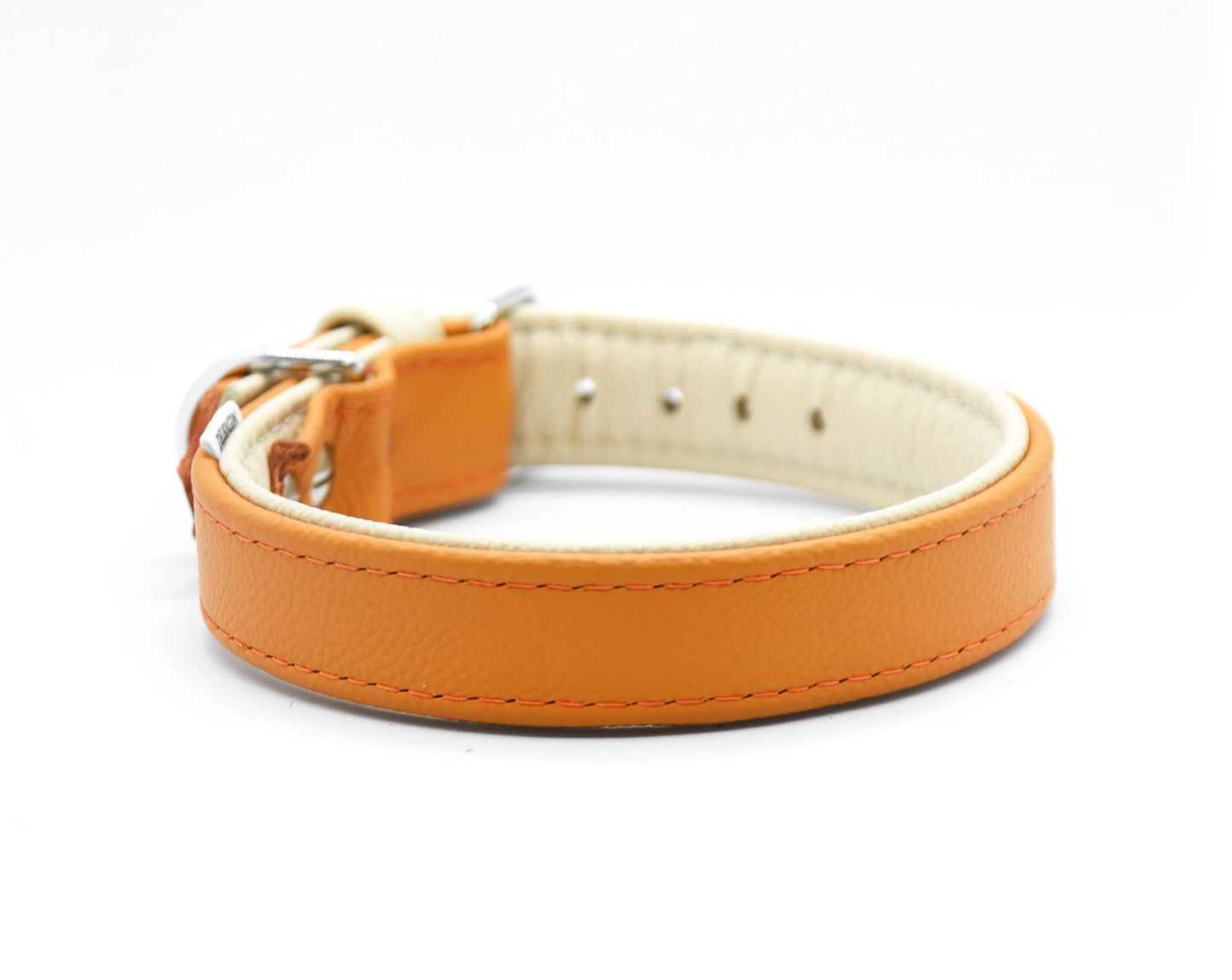 BASIC Hundehalsband schmal・Bio-Nappaleder・Maßgefertigtes Hundehalsband