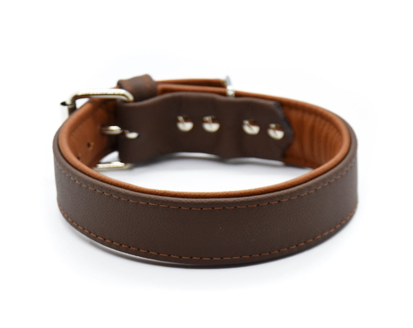 BASIC Hundehalsband schmal・Bio-Nappaleder・Maßgefertigtes Hundehalsband