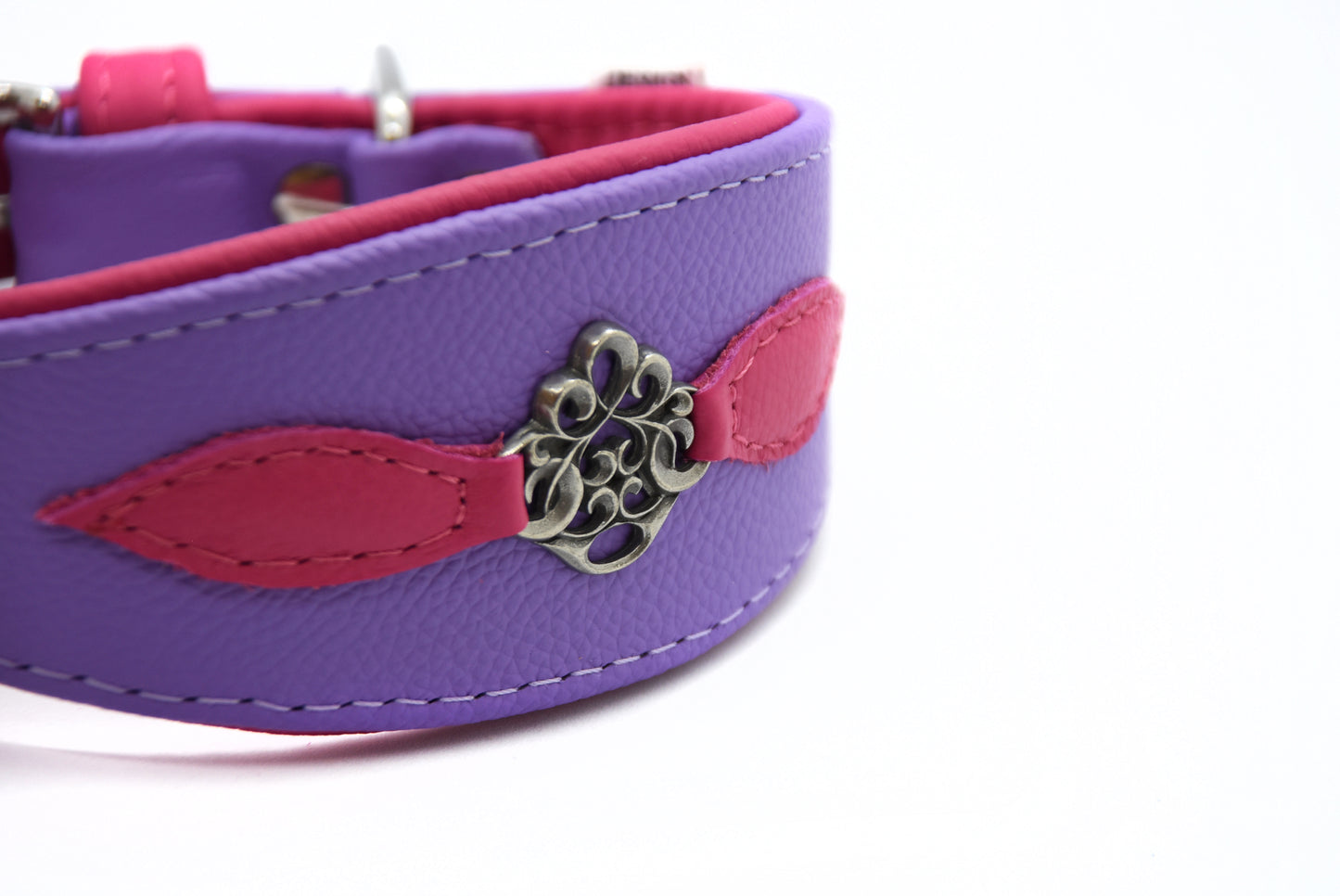 WINGS Hundehalsband 𝗸𝗼𝗻𝗳𝗶𝗴𝘂𝗿𝗶𝗲𝗿𝗯𝗮𝗿・Nappaleder