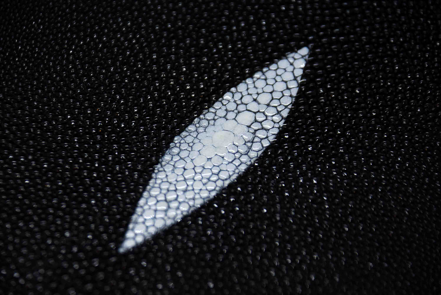 ROCHENLEDER Halsband・Rautenschliff・Exklusives Windhundhalsband aus Rochenleder