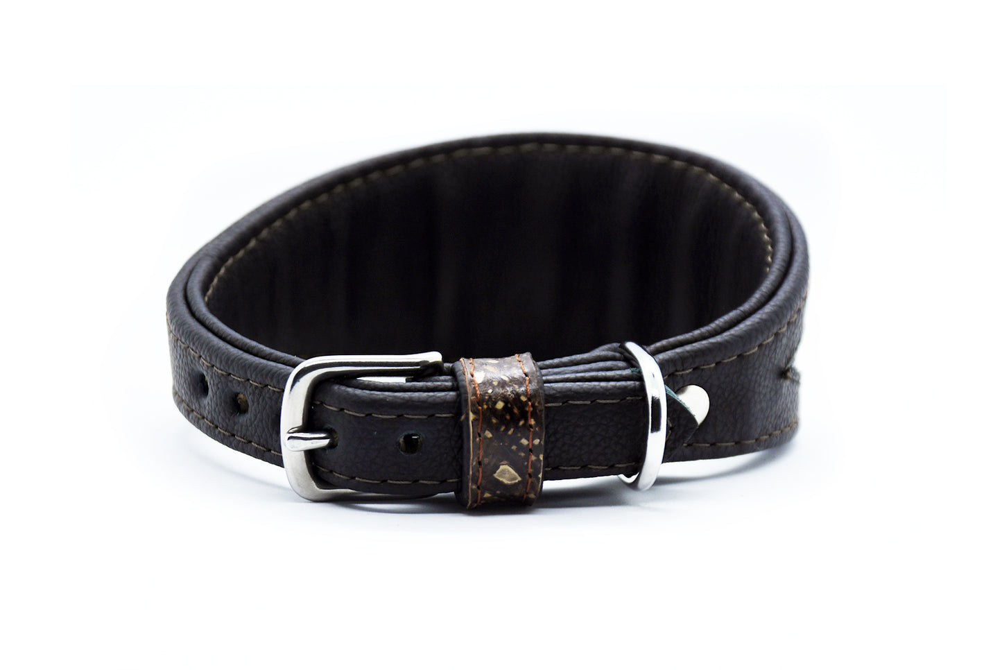 STÖRLEDER Halsband・exklusiv・Einzigartiges Windhundhalsband aus Störleder