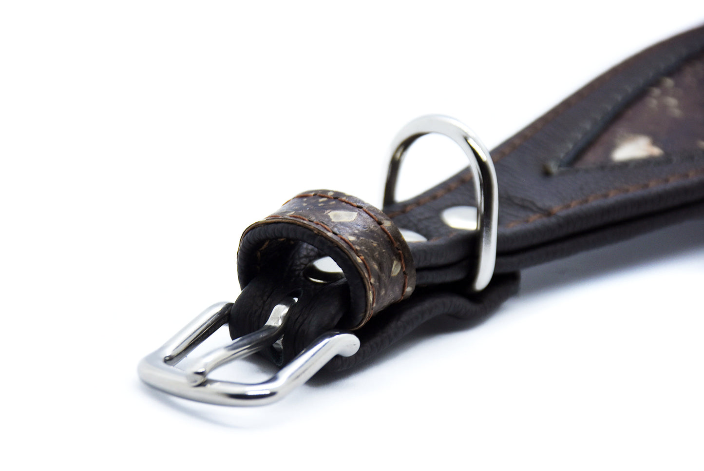 STÖRLEDER Halsband・exklusiv・Einzigartiges Windhundhalsband aus Störleder