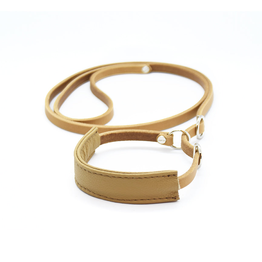 Showleine mit Kehlkopfschutz • Ausstellungsleine für Hundeshows