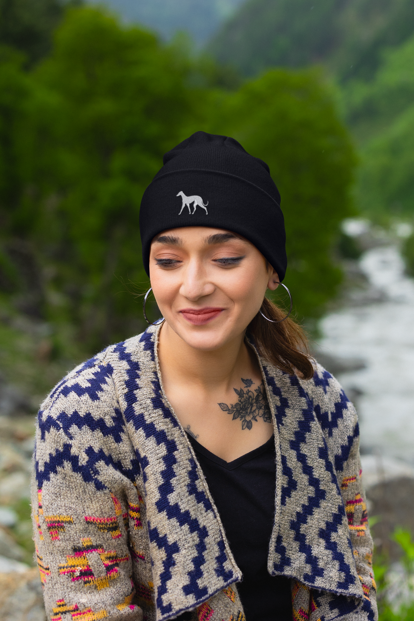 Beanie • Windhundmotiv • Weich und wärmend • Viele Farben