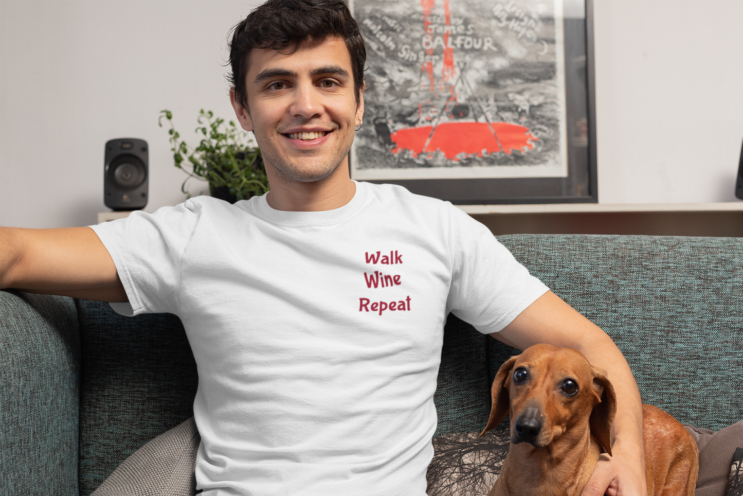 Shirt "Walk, Wine, Repeat"