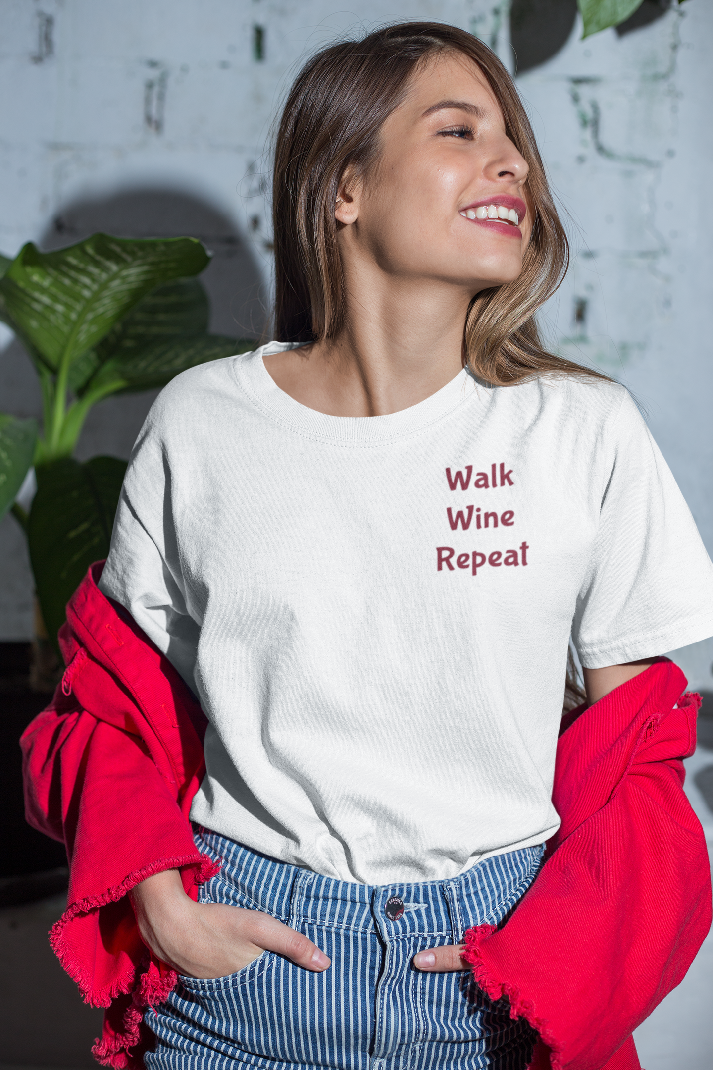 Shirt "Walk, Wine, Repeat"