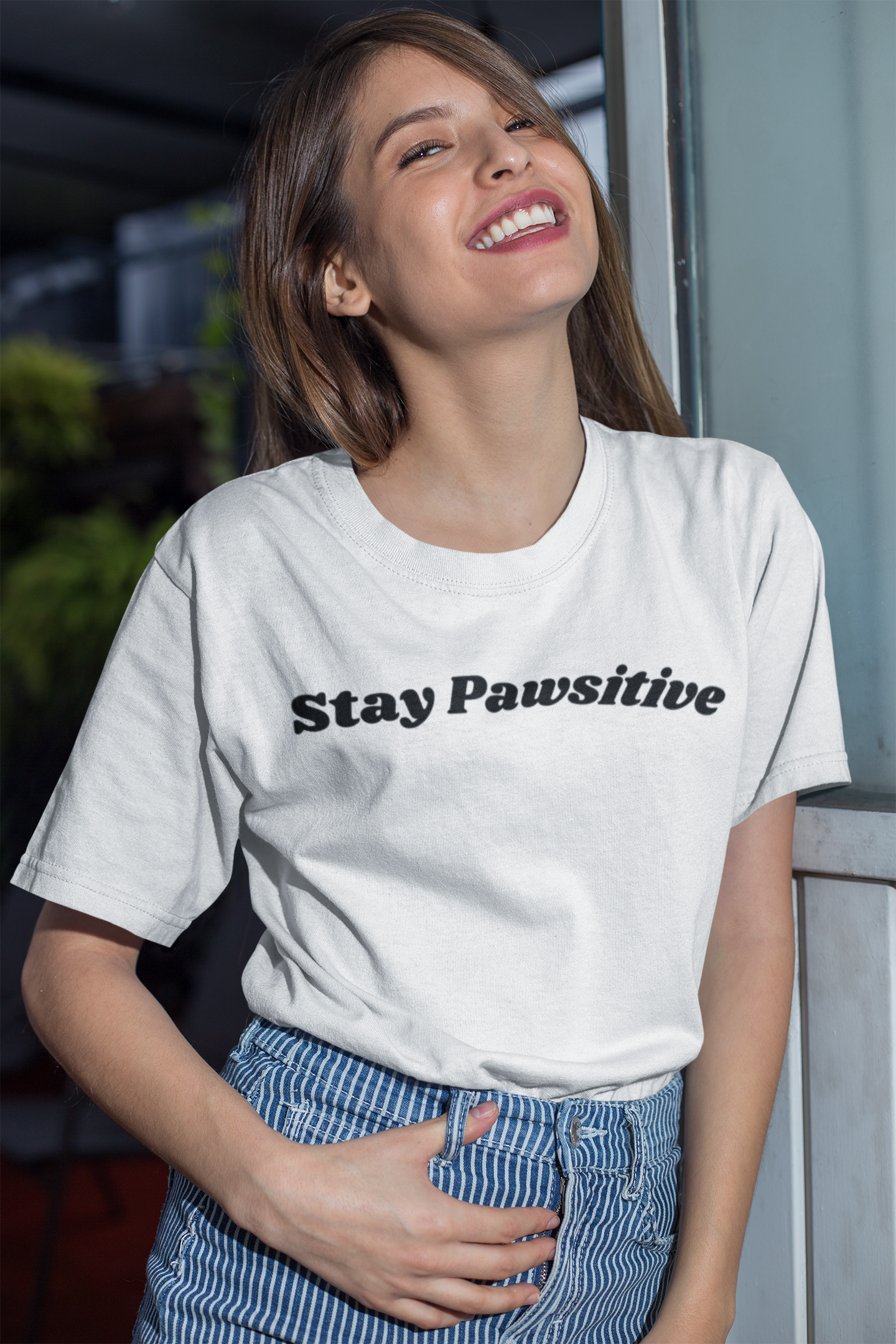 Shirt "Stay Pawsitive"
