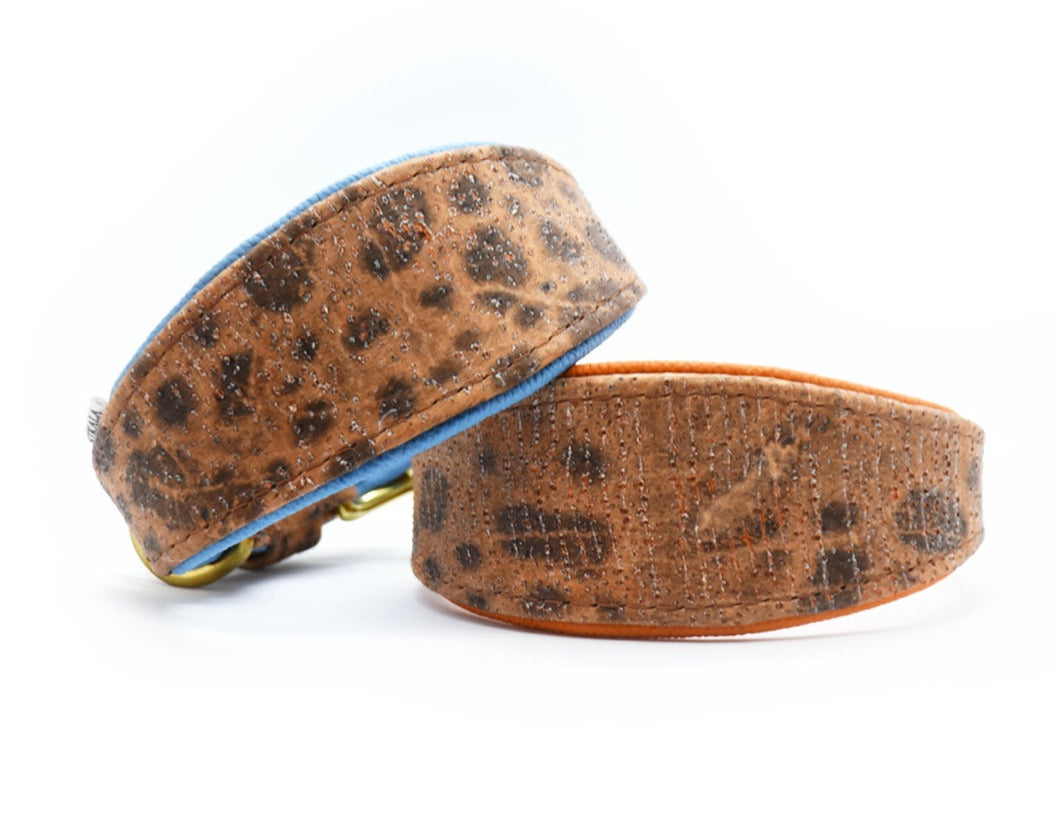 STEINBEIßER Halsband・Einzigartiges Fischleder-Halsband für Windhunde