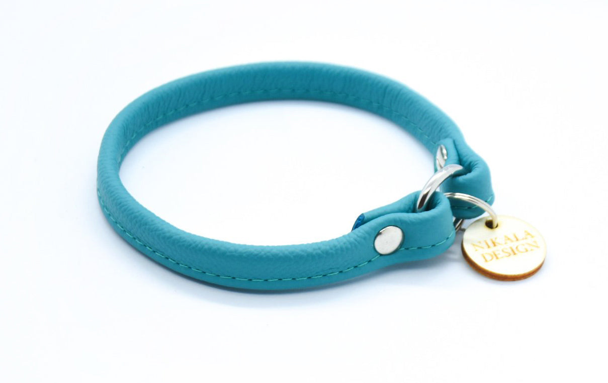 Elegantes Markenhalsband für Windhund, leicht und bequem zum Tragen der Hundemarke