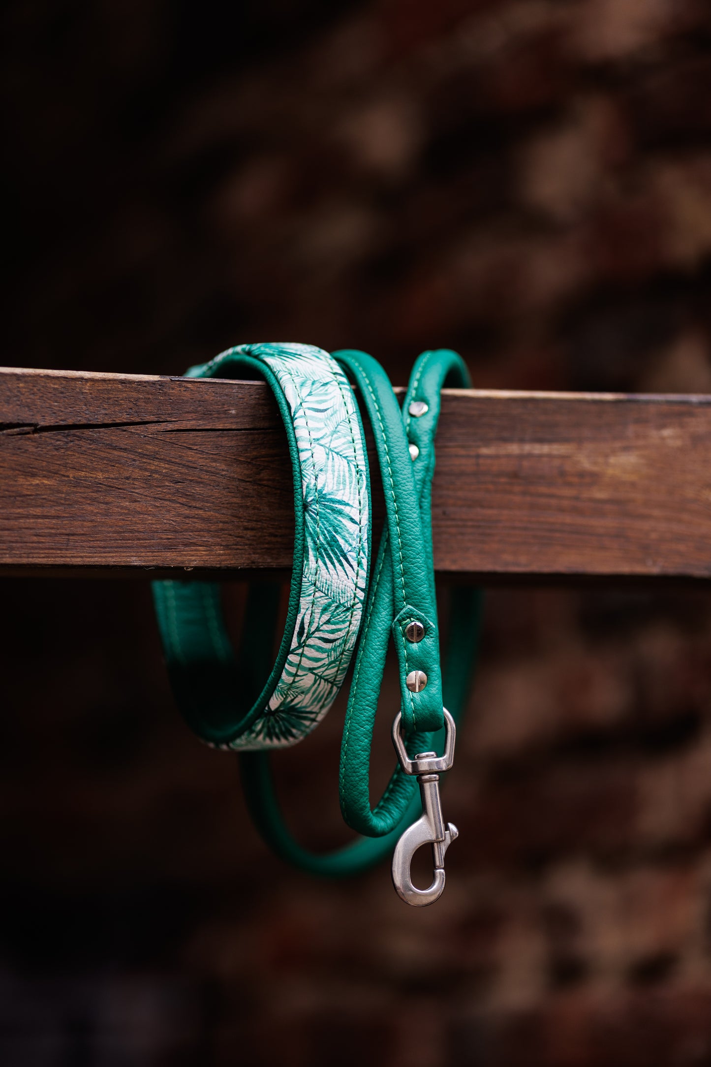 JUNGLE Hundehalsband schmal・Sommerliches Design