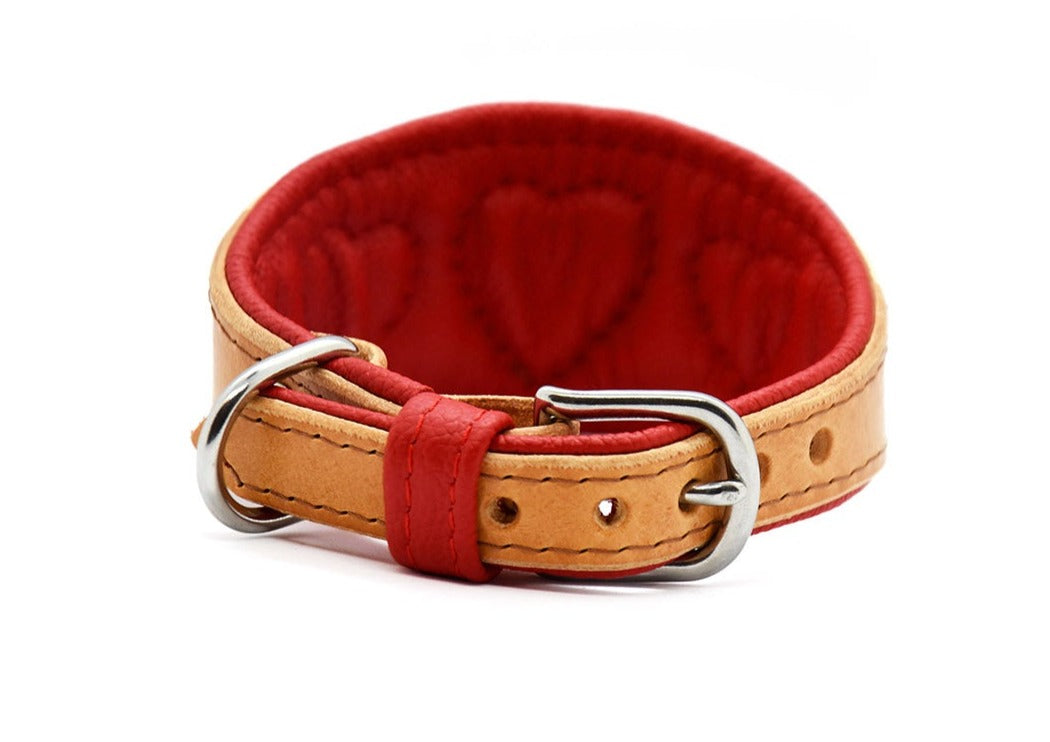 #1 Geschirrleder Halsband 25-30cm