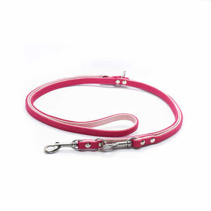 Windhund Accessoire Set mit zweifarbiger Lederleine und handgefertigtem Halsband – hochwertig & individuell