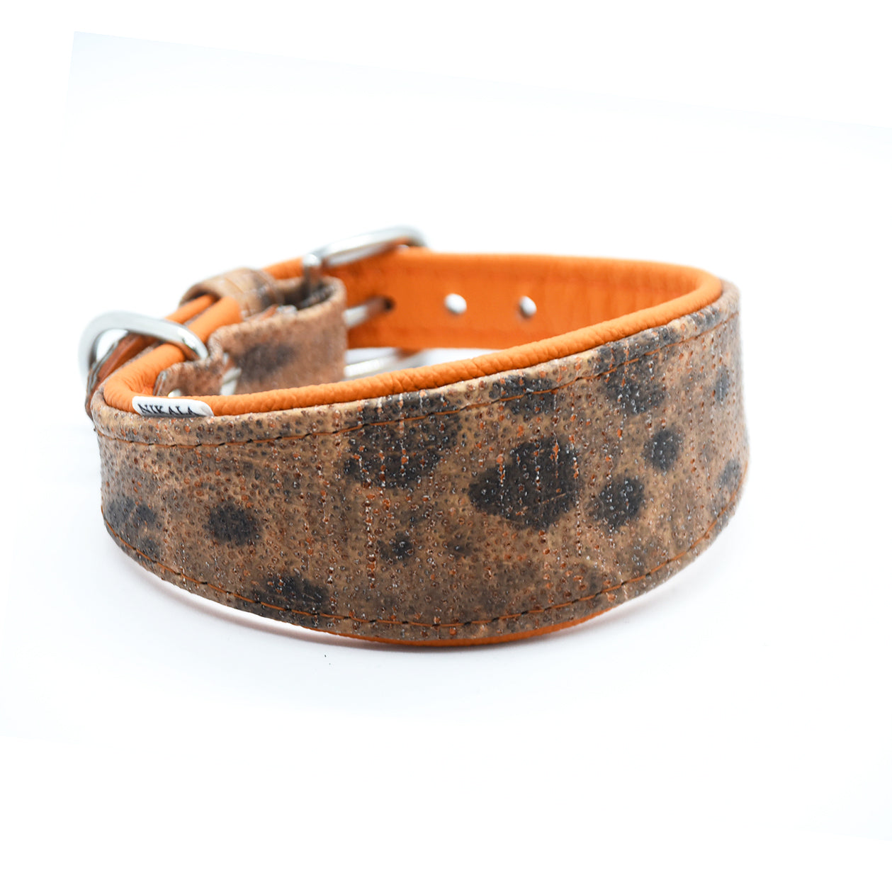 STEINBEIßER Halsband・Einzigartiges Fischleder-Halsband für Windhunde