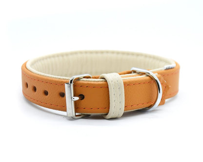 BASIC Hundehalsband schmal・Bio-Nappaleder・Maßgefertigtes Hundehalsband