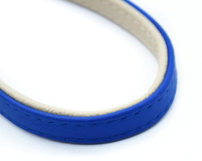 CITY LEINE BICOLOR・Elegante Kurzleine aus butterweichem Nappaleder