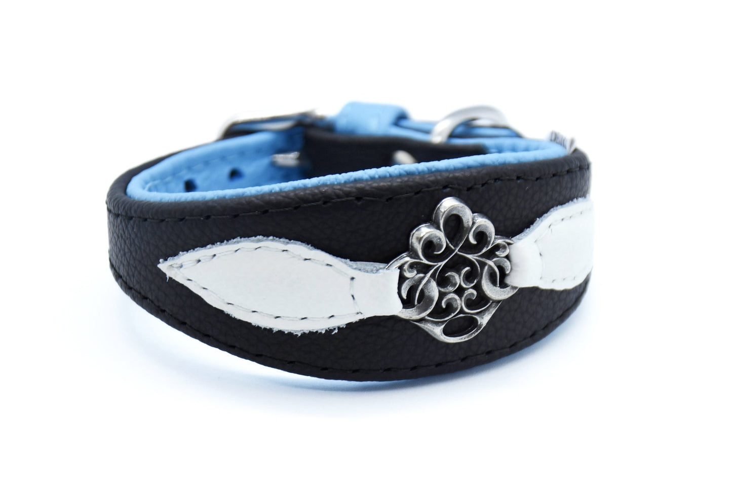 WINGS Hundehalsband 𝗸𝗼𝗻𝗳𝗶𝗴𝘂𝗿𝗶𝗲𝗿𝗯𝗮𝗿・Nappaleder