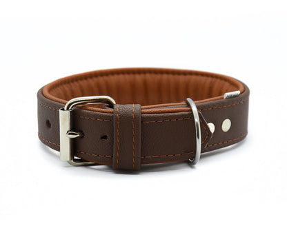 BASIC Hundehalsband schmal・Bio-Nappaleder・Maßgefertigtes Hundehalsband