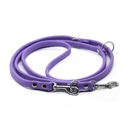 RUNDLEDERLEINE- rundgenähte, verstellbare Führleine aus butterweichem Nappaleder