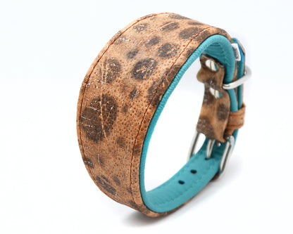 STEINBEIßER Halsband・Einzigartiges Fischleder-Halsband für Windhunde