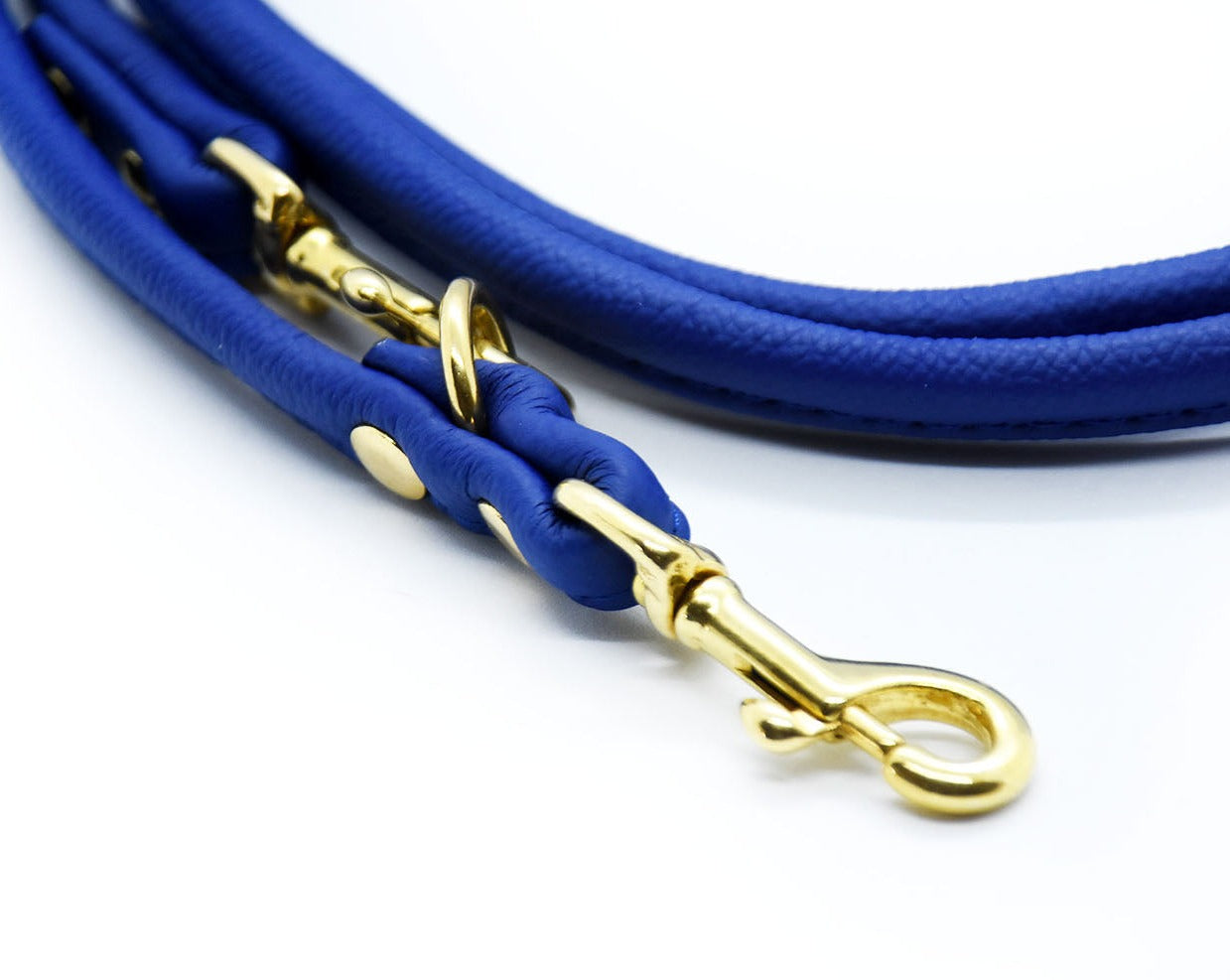 RUNDLEDERLEINE- rundgenähte, verstellbare Führleine aus butterweichem Nappaleder