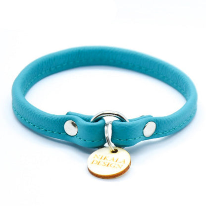 Individuell gefertigtes Lederhalsband für Windhunde, bequem & leicht