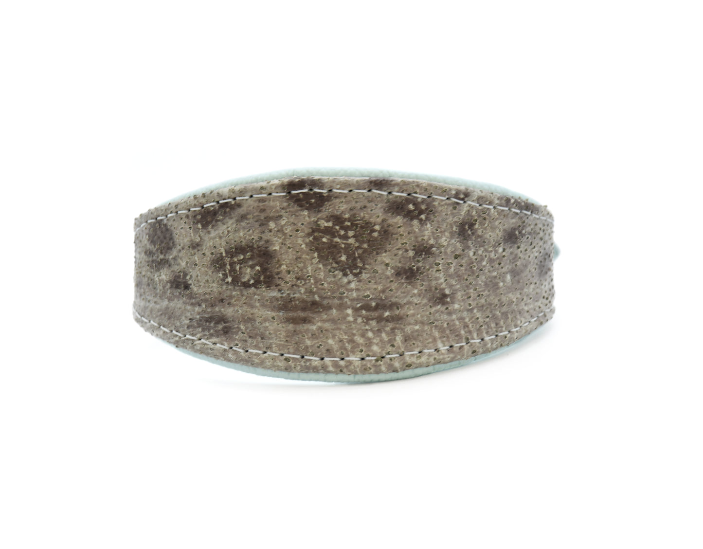 STEINBEIßER Halsband・Einzigartiges Fischleder-Halsband für Windhunde