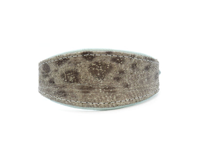 STEINBEIßER Halsband・Einzigartiges Fischleder-Halsband für Windhunde