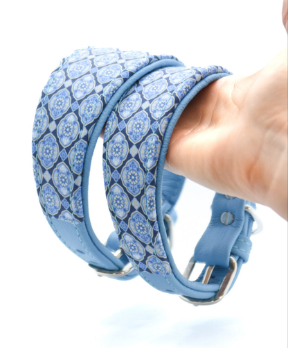 Halsband Fiore- weiches Windhundhalsband aus Leder
