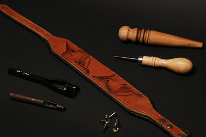 BRANDING Hundehalsband • Handgezeichnet und individuell