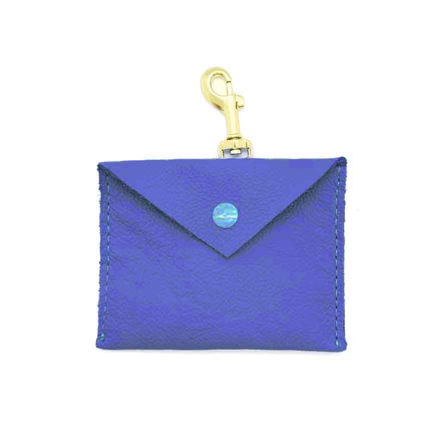 SARI Darkblue Set – Edles Windhund-Halsband mit passender Lederleine & Leckerlibeutel