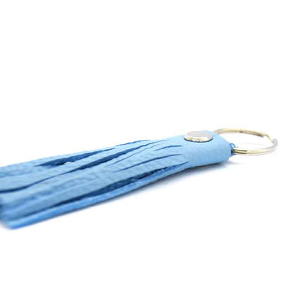 Quaste aus Leder in Wunschfarben – perfekter Anhänger für Halsband oder Schlüsselbund