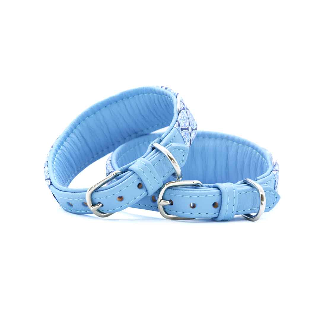 Halsband Fiore- weiches Windhundhalsband aus Leder