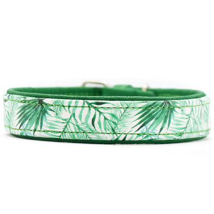 JUNGLE Hundehalsband schmal・Sommerliches Design