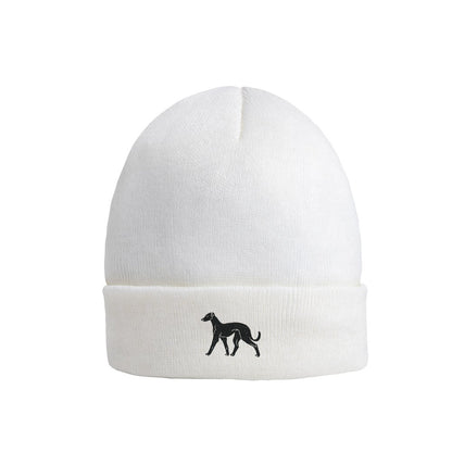 Beanie • Windhundmotiv • Weich und wärmend • Viele Farben