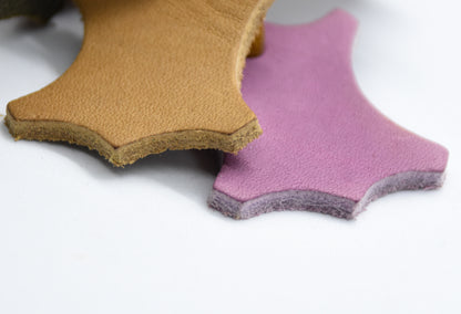 Set FETTLEDER • Breites Windhundhalsband und geflochtene Leine