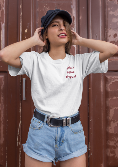 Shirt "Walk, Wine, Repeat"