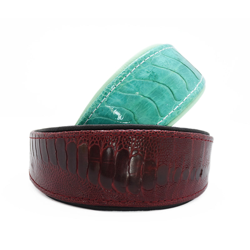 Straußenbeinleder Halsband