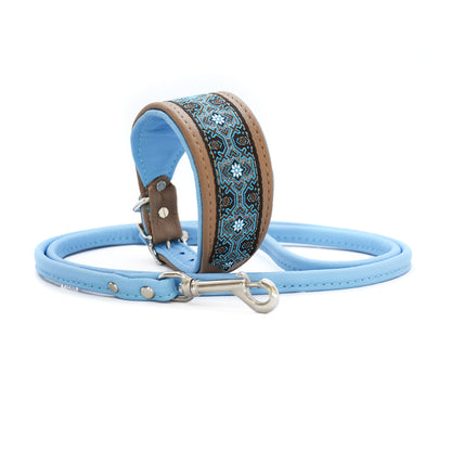 Skadi Halsband mit weichem Bio-Leder – perfekte Passform für Windhunde