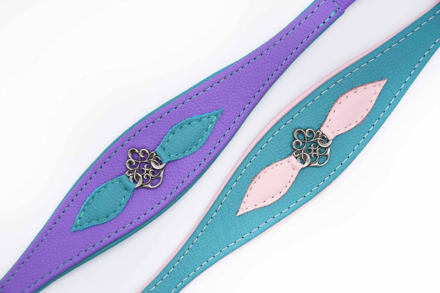 WINGS Hundehalsband 𝗸𝗼𝗻𝗳𝗶𝗴𝘂𝗿𝗶𝗲𝗿𝗯𝗮𝗿・Nappaleder