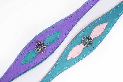 WINGS Hundehalsband 𝗸𝗼𝗻𝗳𝗶𝗴𝘂𝗿𝗶𝗲𝗿𝗯𝗮𝗿・Nappaleder