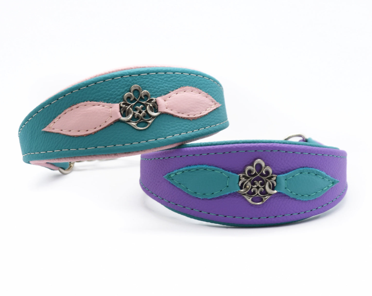 WINGS Hundehalsband 𝗸𝗼𝗻𝗳𝗶𝗴𝘂𝗿𝗶𝗲𝗿𝗯𝗮𝗿・Nappaleder