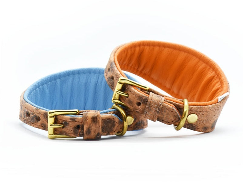 STEINBEIßER Halsband・Einzigartiges Fischleder-Halsband für Windhunde