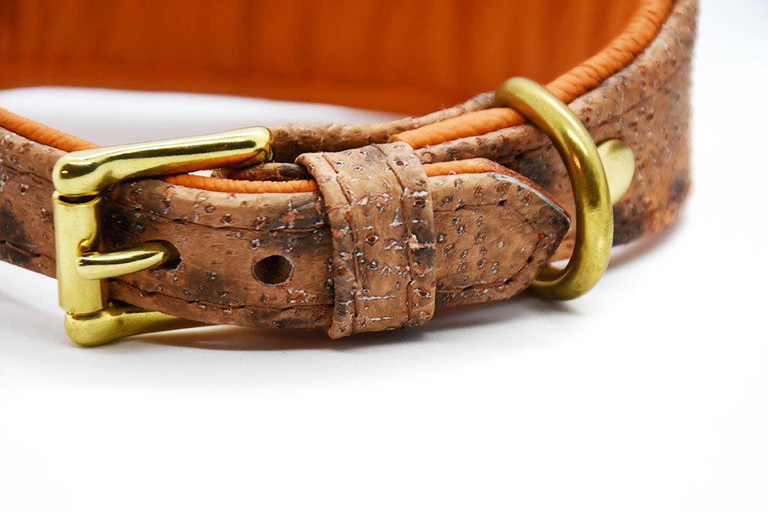 STEINBEIßER Halsband・Einzigartiges Fischleder-Halsband für Windhunde