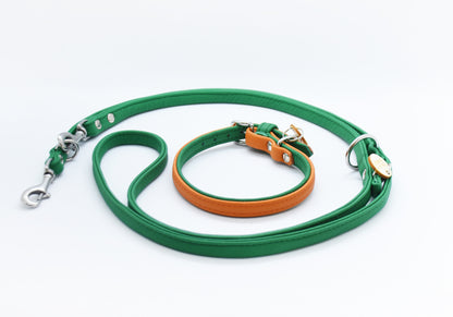 BASIC Hundehalsband schmal・Bio-Nappaleder・Maßgefertigtes Hundehalsband