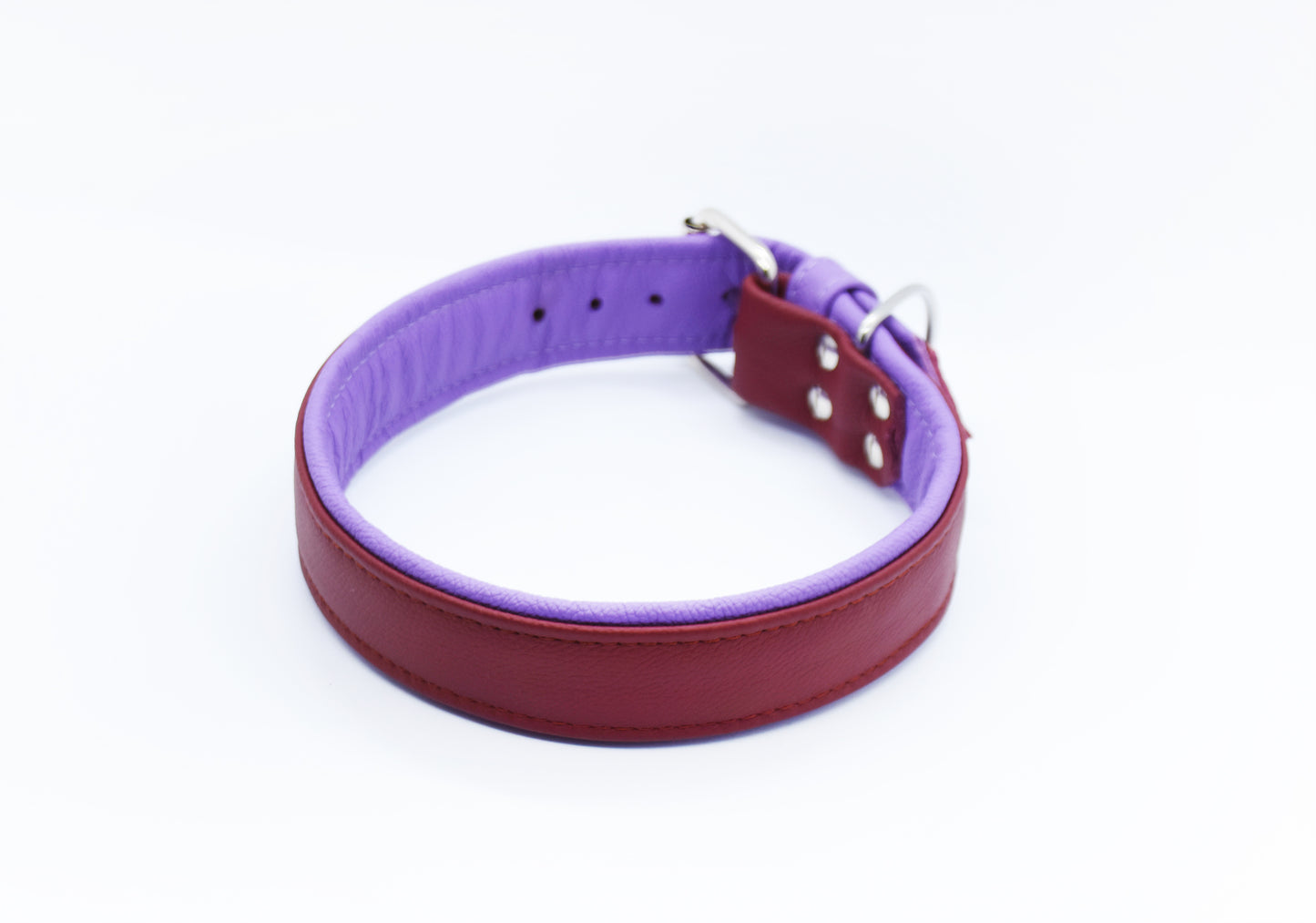 BASIC Hundehalsband schmal・Bio-Nappaleder・Maßgefertigtes Hundehalsband