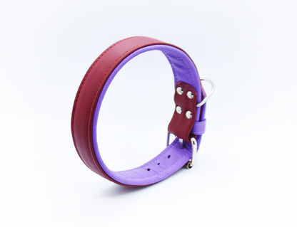 BASIC Hundehalsband schmal・Bio-Nappaleder・Maßgefertigtes Hundehalsband